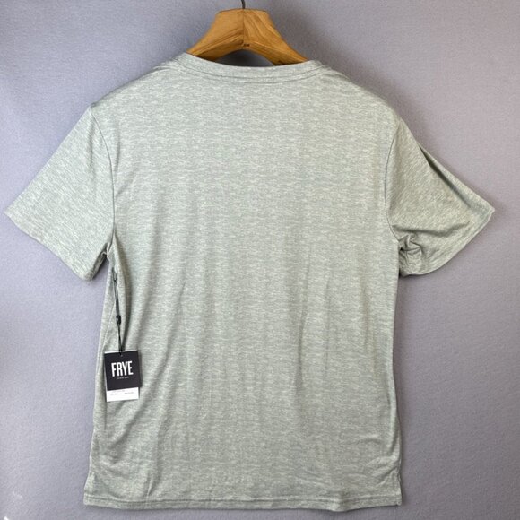 NWT Frye Short Sleeve Henley Yummy Mens Size S Premium Sleepwear Sage Super Soft - Picture 7 of 8